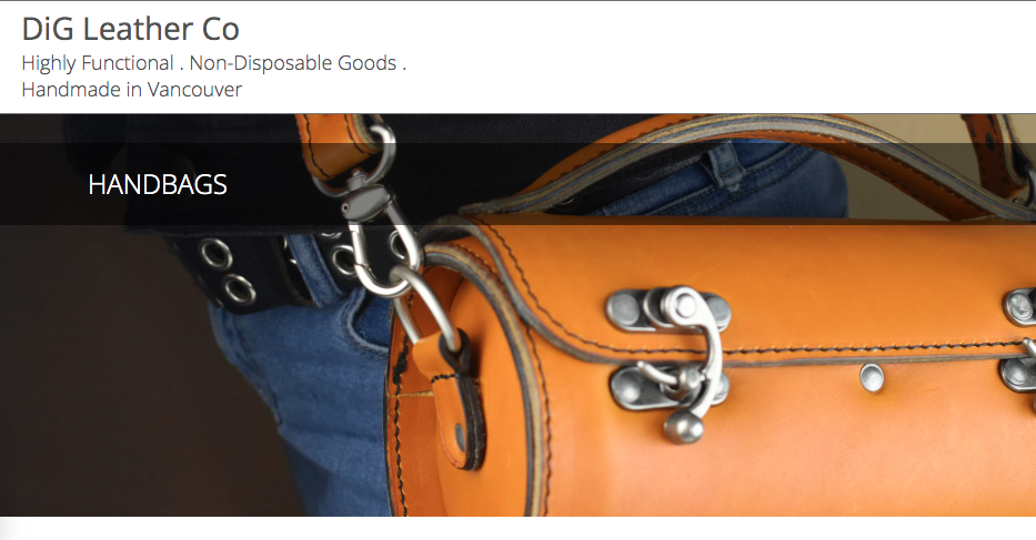 leather, handmade leather bags, leather handbags, leather totes, made in vancouver